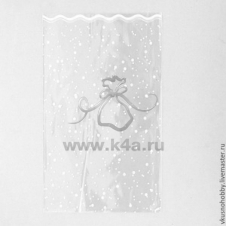 П7010 Пакет подарочный 15*30   прозрачный рисунок+рисунок Ассорти 1 цв. 3007010